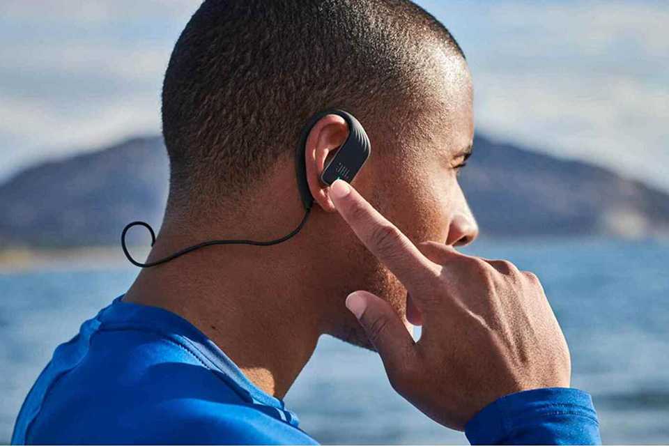 Push on with headphones