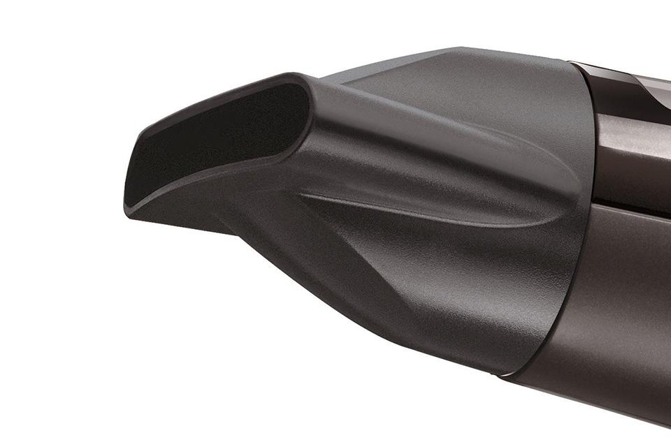 A hair dryer concentrator nozzle.