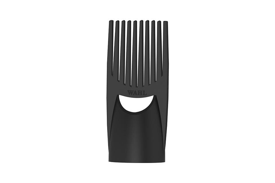 A pik attachment for a hair dryer.