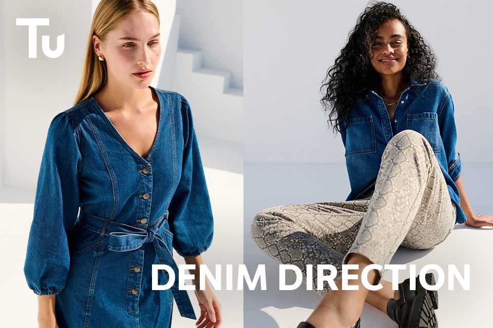 Denim direction. Wear. Love. Repeat. Refresh your denim staples with a range of styles that work everywhere, every time.