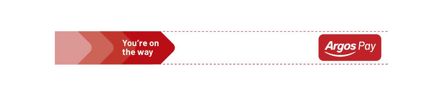 You''re on the way. Argos pay.