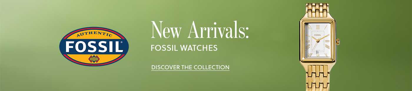 Fossil. New arrivals: Fossil watches. Discover the collection.