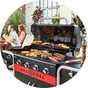 Char-Broil 4 Burner Gas And Charcoal BBQ.