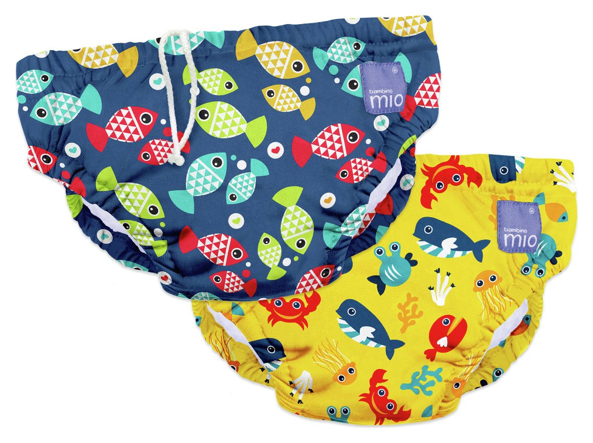 Bambino Mio Reusable Swim Nappy Blue/Yellow - 6-12 Months. Review