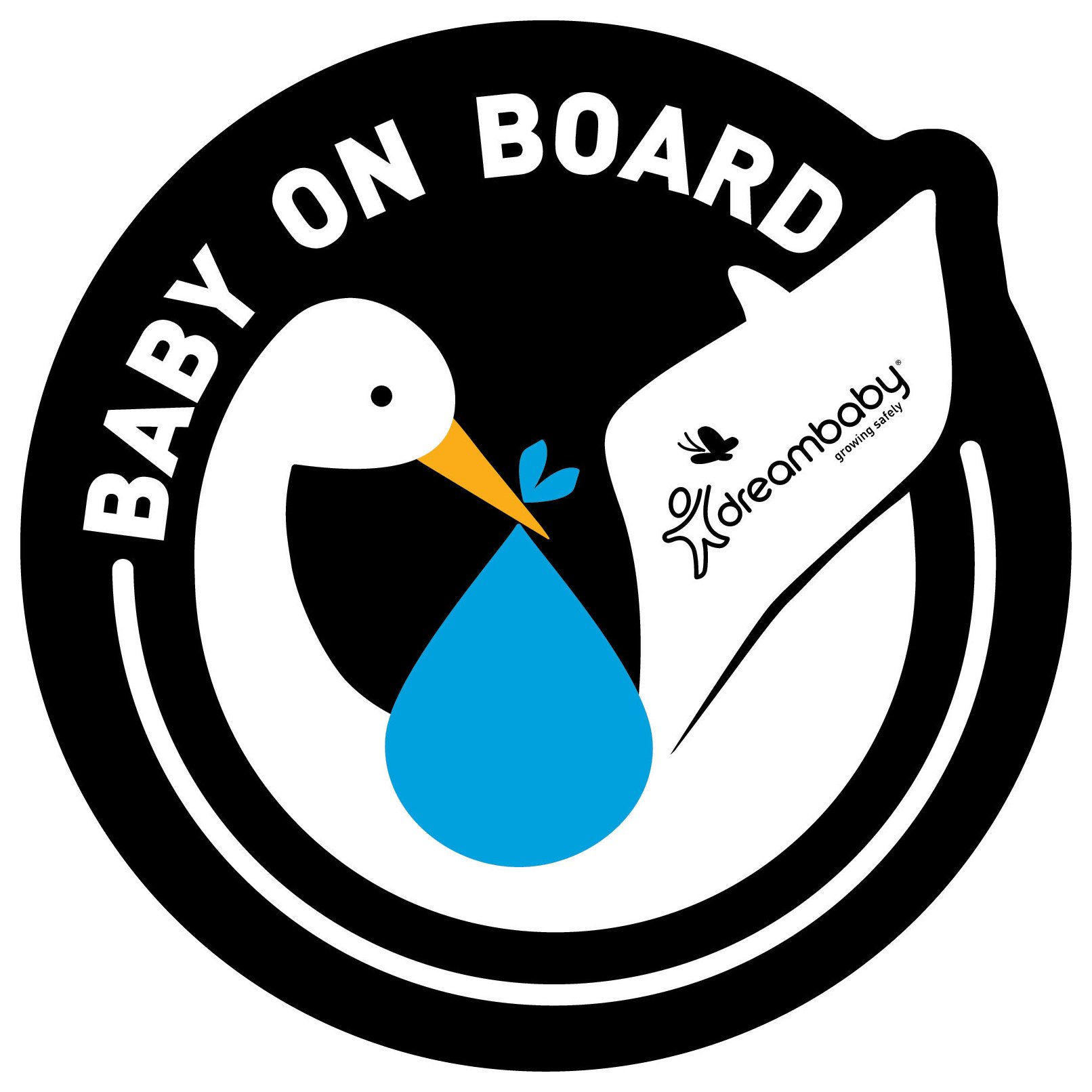 Dreambaby Adhesive Blue Baby on Board Signs review