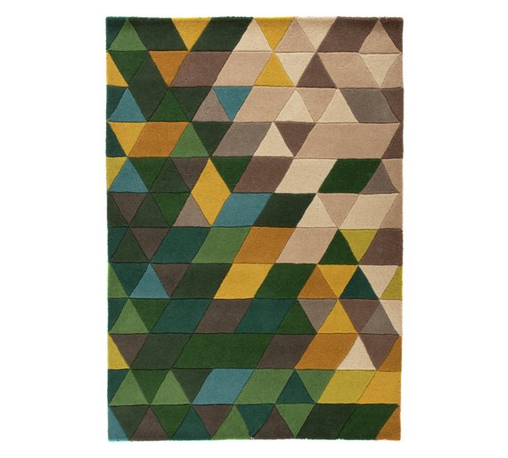 Buy Venice Rug 160x220cm Green at Argos.co.uk Your Online Shop