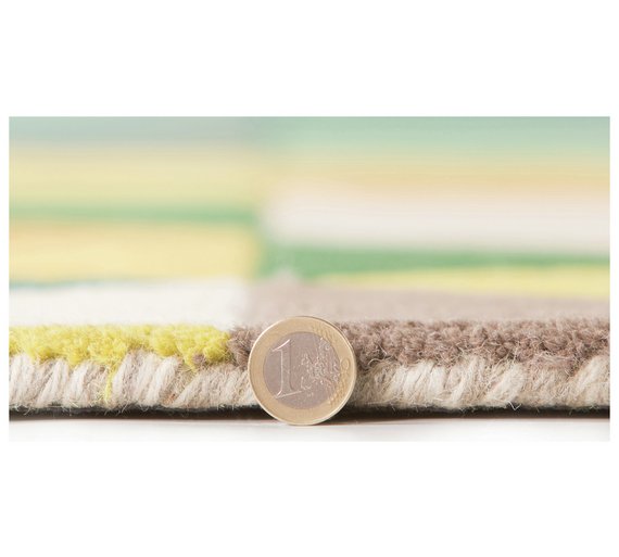 Buy Venice Rug 160x220cm Green at Argos.co.uk Your Online Shop