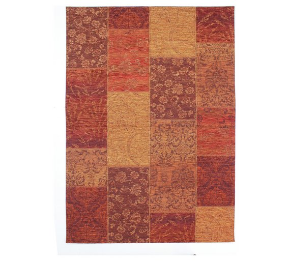 Buy Vienna Rug 155x230cm Terracotta at Argos.co.uk Your Online