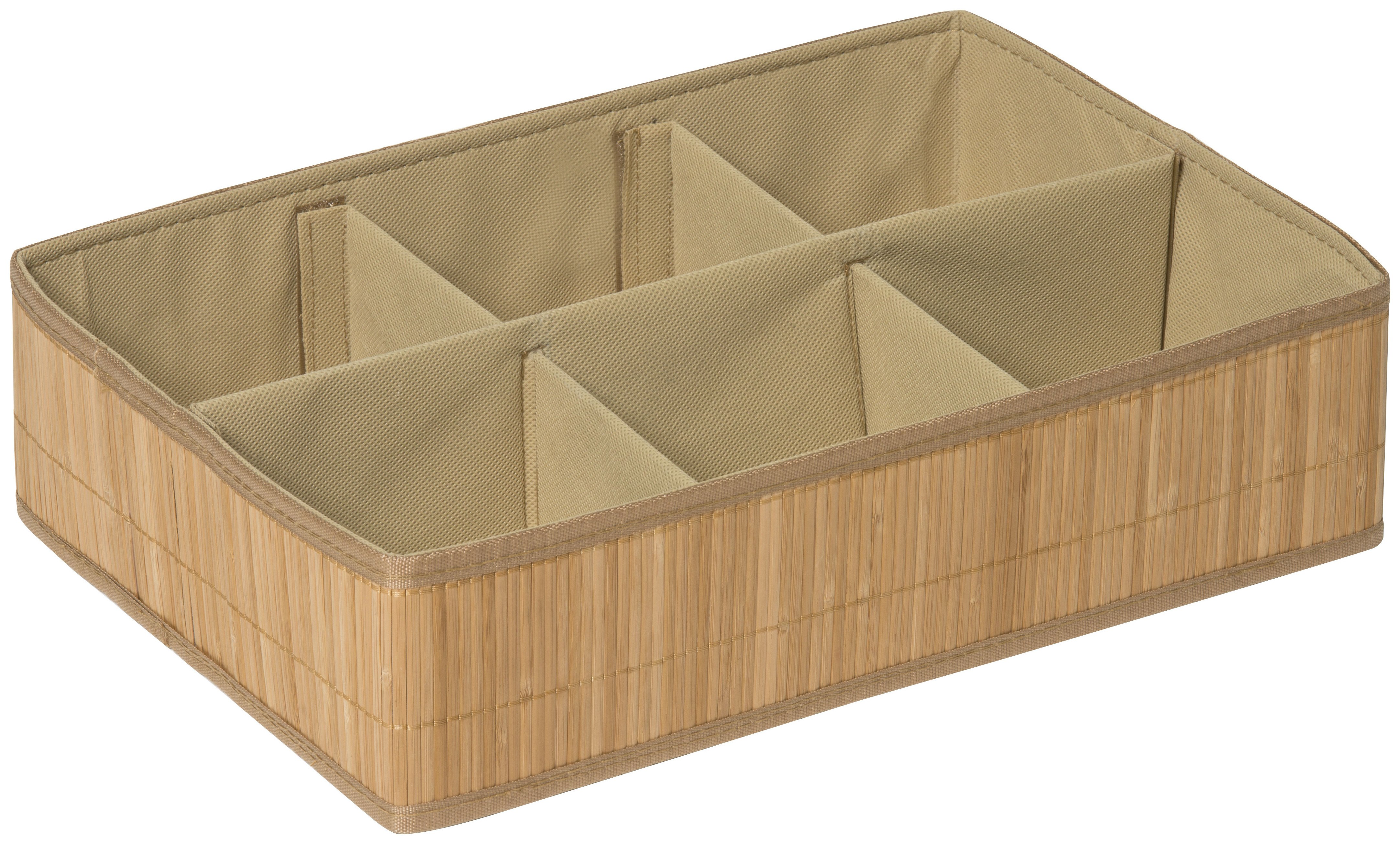 Premier Housewares Kankyo Bath Box with 6 Sections - Natural Review