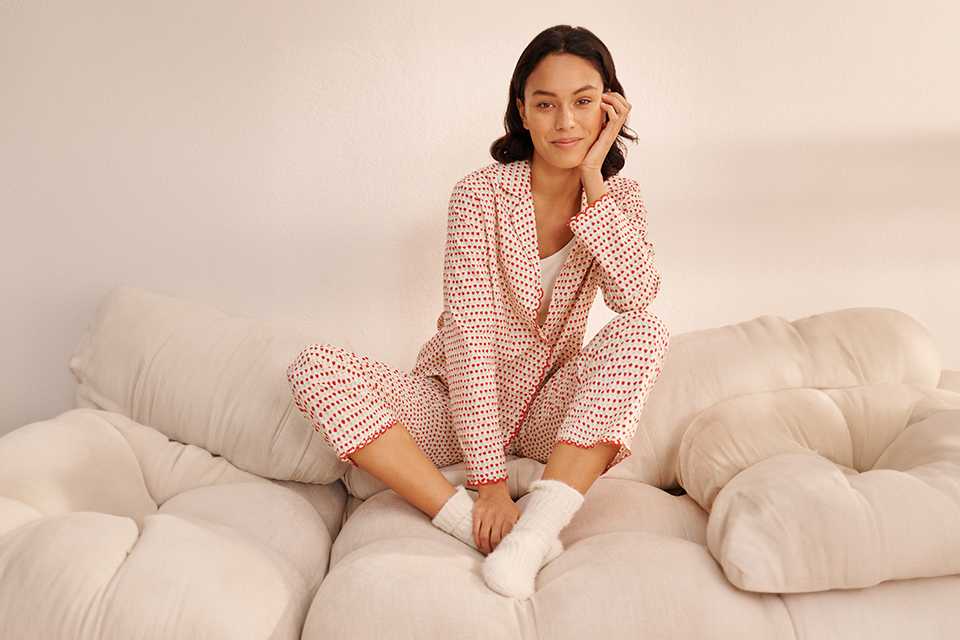 Clothing. Pick from cosy pyjamas and socks that'll keep her comfy or choose pretty pieces for an evening out.