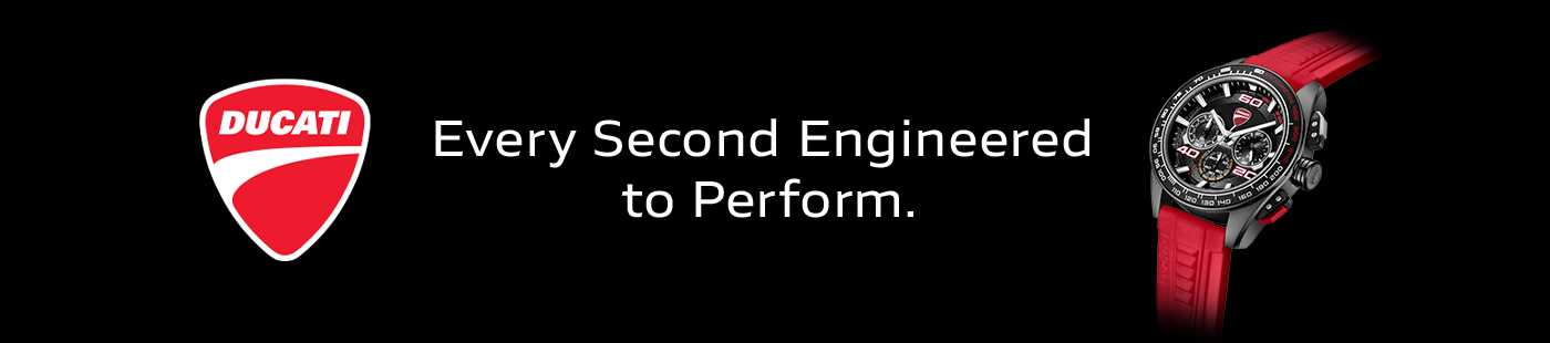 Ducati. Evey second engineered to perform.