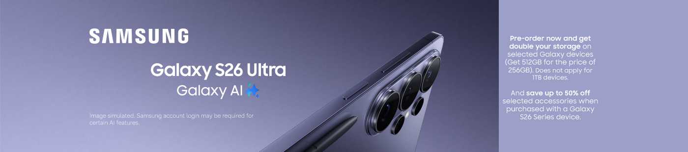 Samsung. Galaxy S26 Ultra. Galaxy AI.