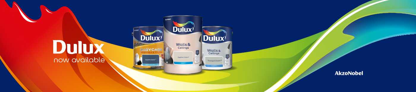 Dulux now available.