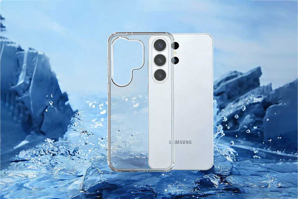 Save up to 50% off selected cases when purchased with a Galaxy S26 series device.