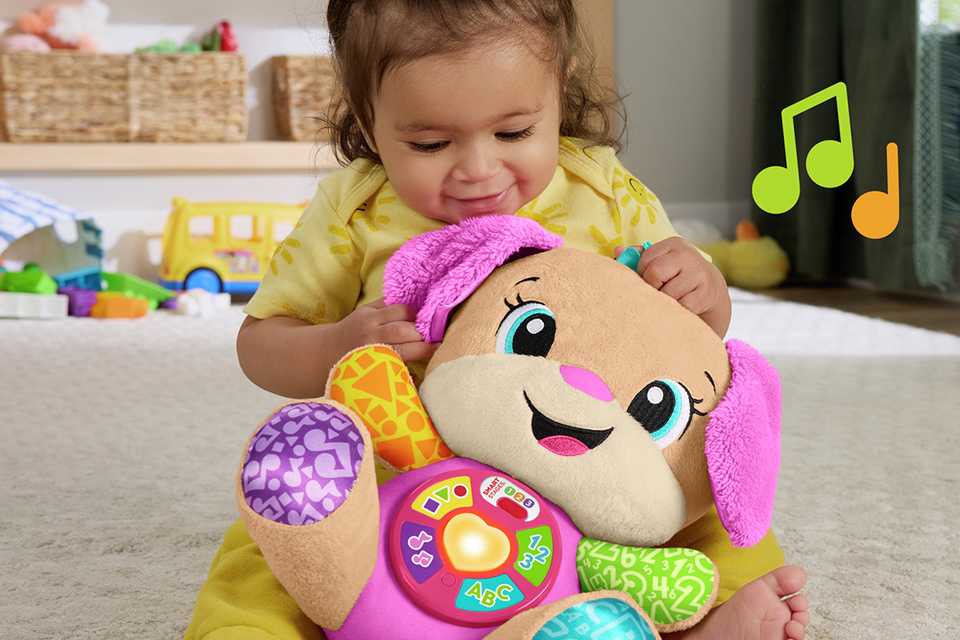 Fisher-Price Laugh & Learn Smart Stages Sis Pink Plush.
