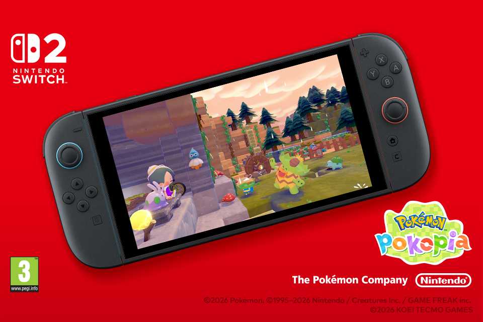 Pokemon Pokopia. Shape the land and build a cosy new life.