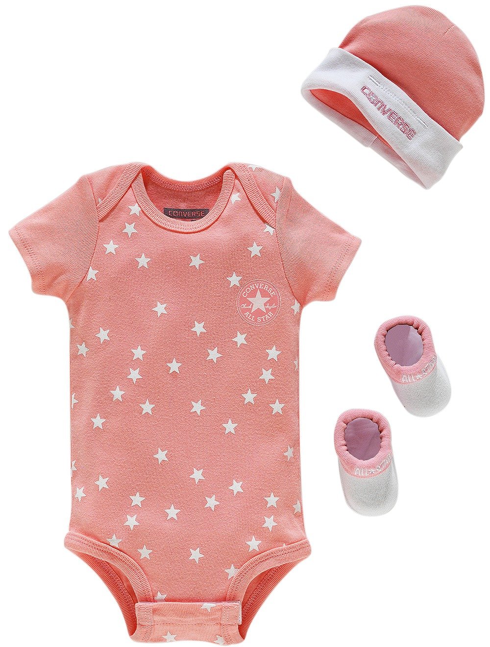 Converse - Daybreak Pink Fashion Print - Gift Set - 0-6 Months Review