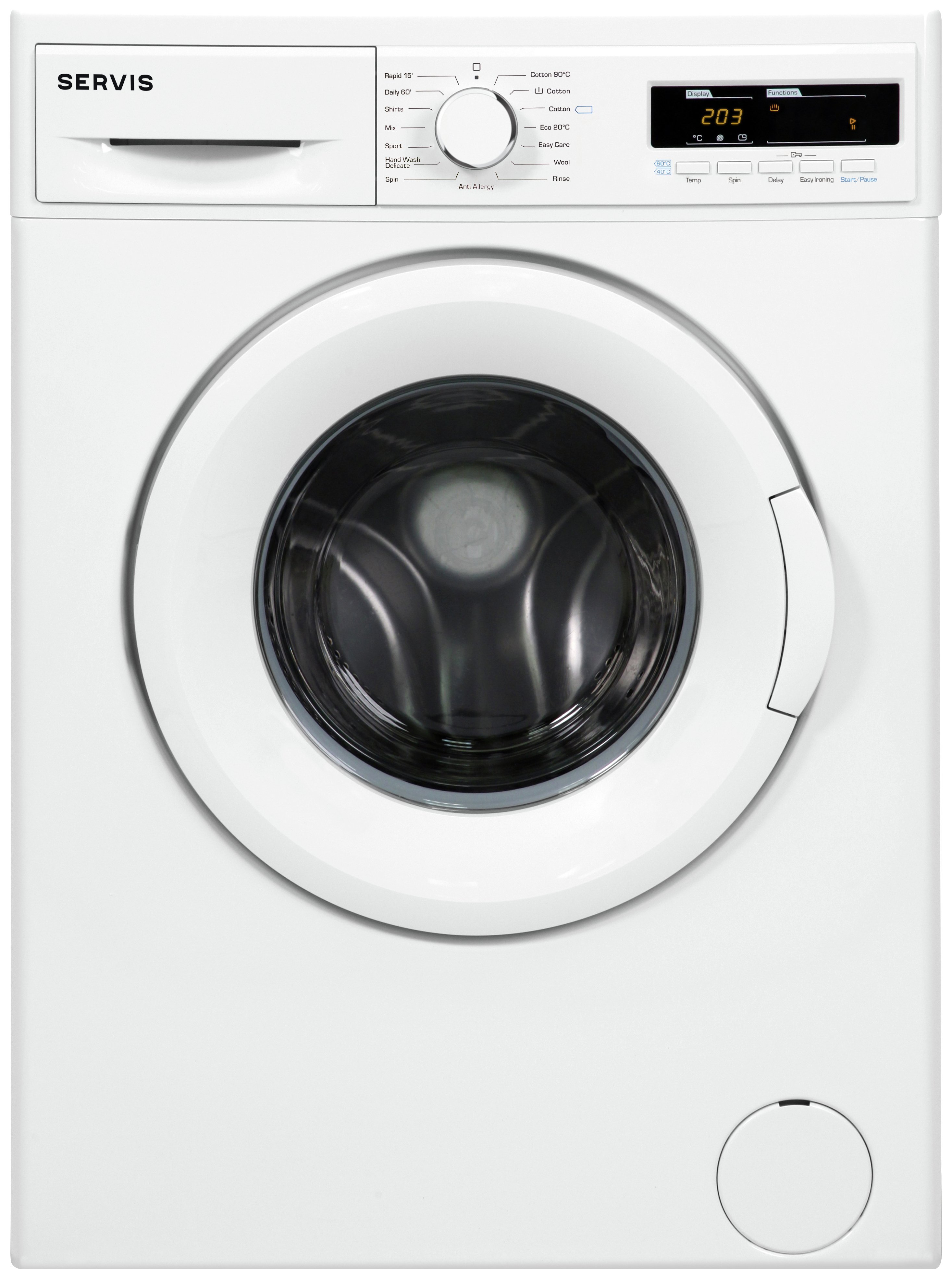 Review of Servis L814W 8KG 1400 Spin Washing Machine
