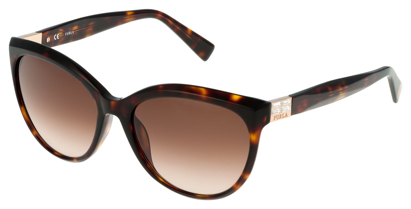 Furla Shiny Havana Brown Lens Sunglasses. Review