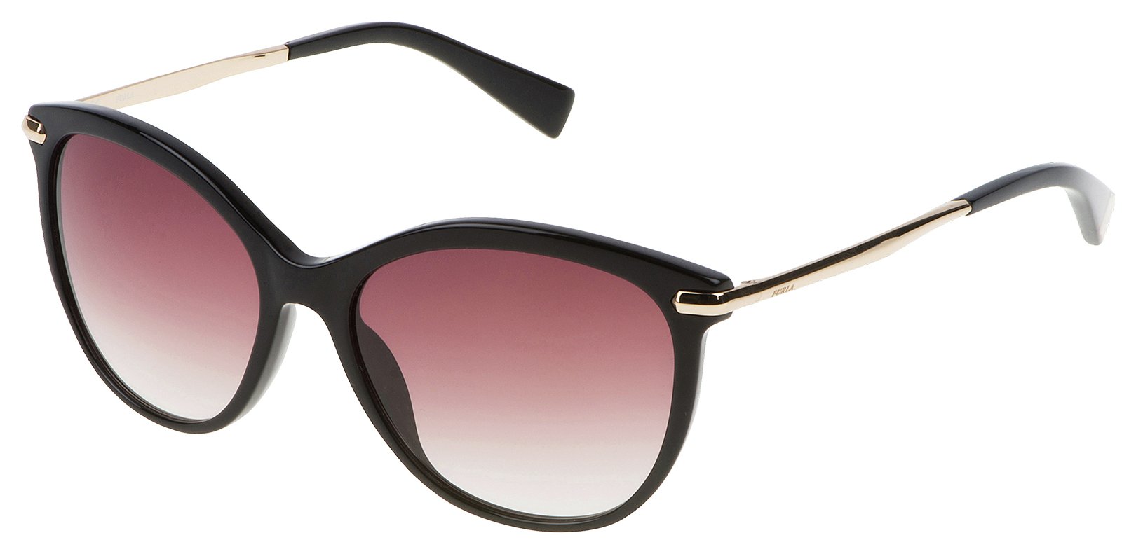 Furla Shiny Black Brown Lens Sunglasses. Review