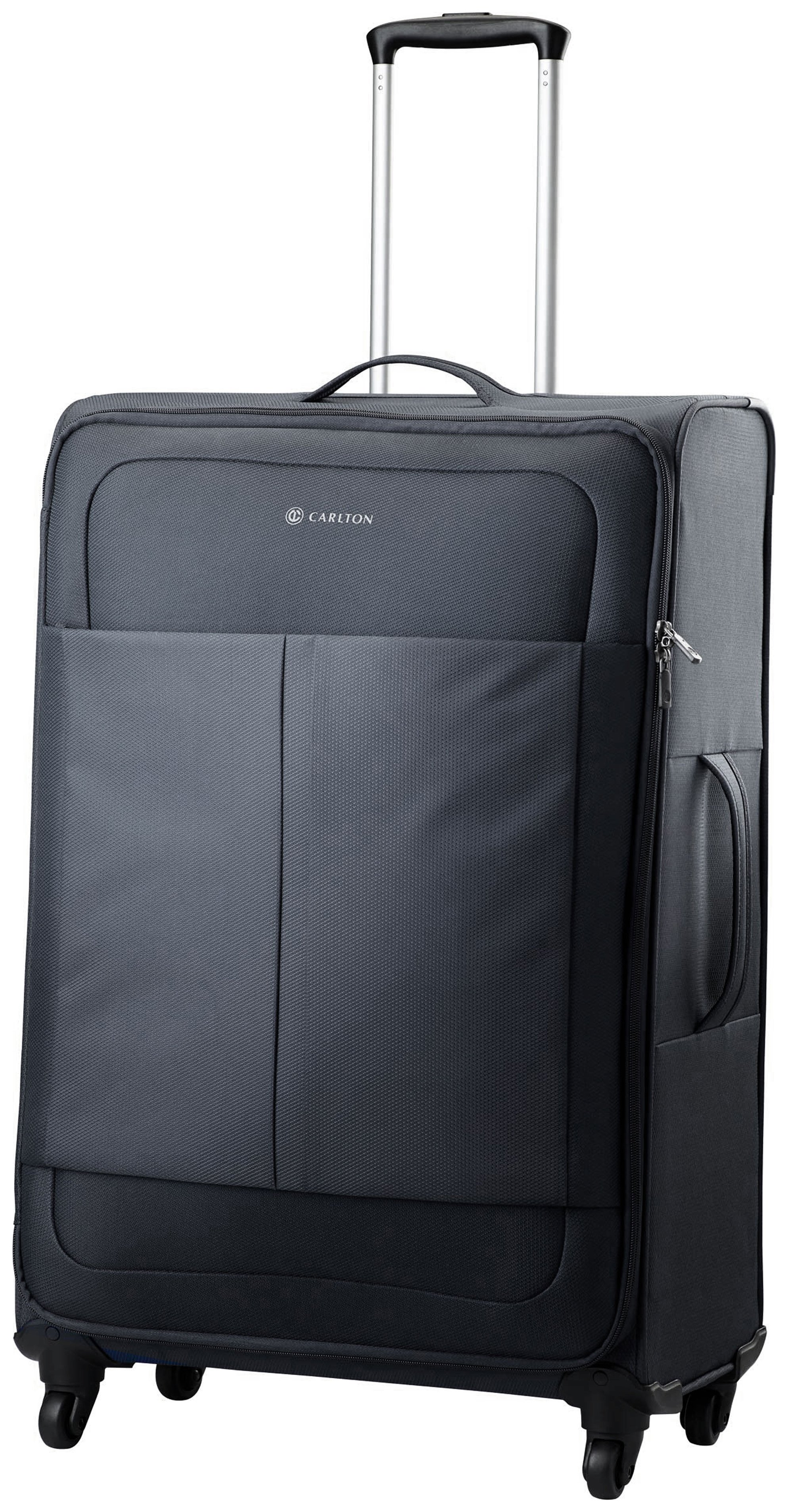 'Carlton - Ultralite Large 4 Wheel Soft Suitcase - Black