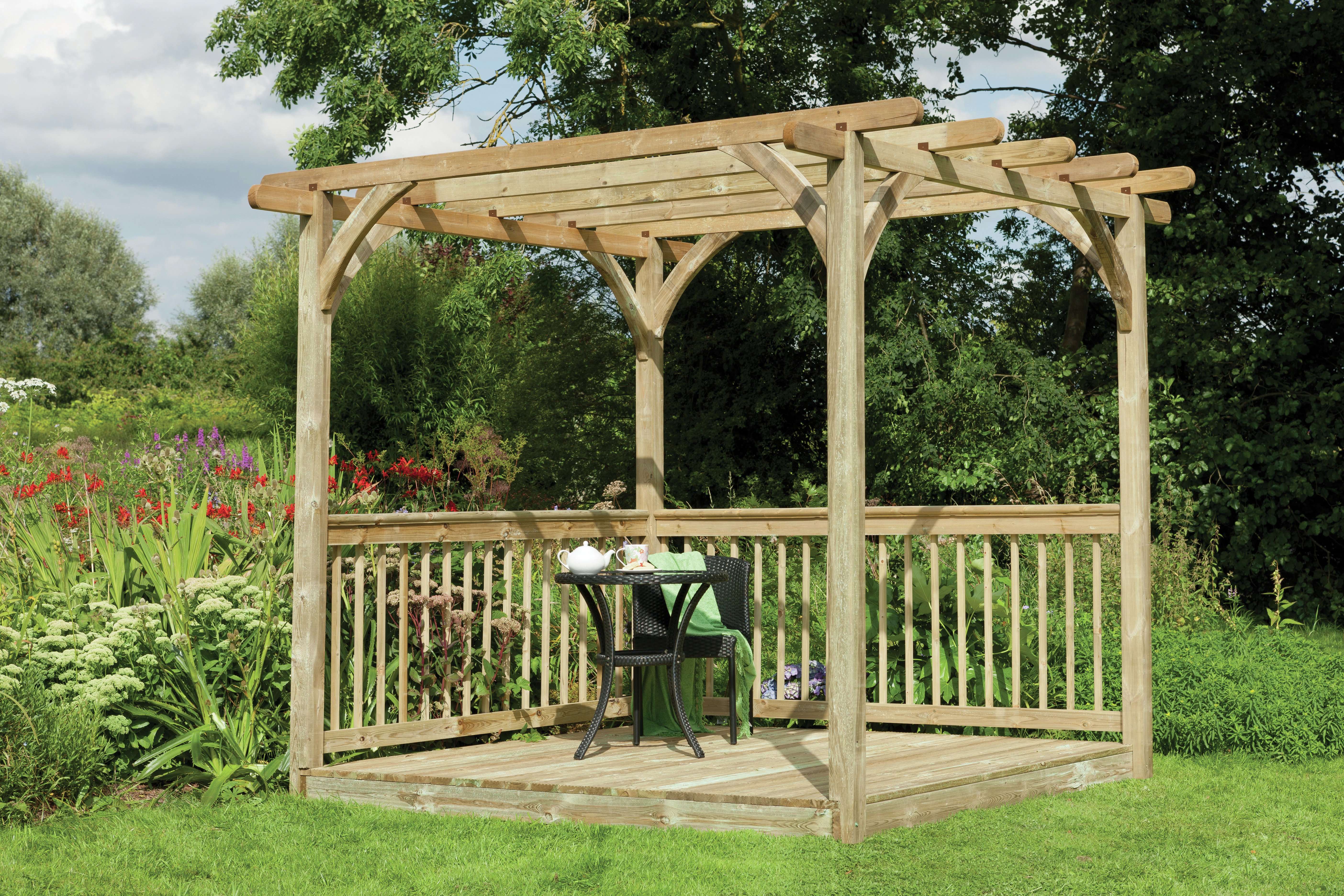 Forest Ultima Pergola Deck Kit. Review