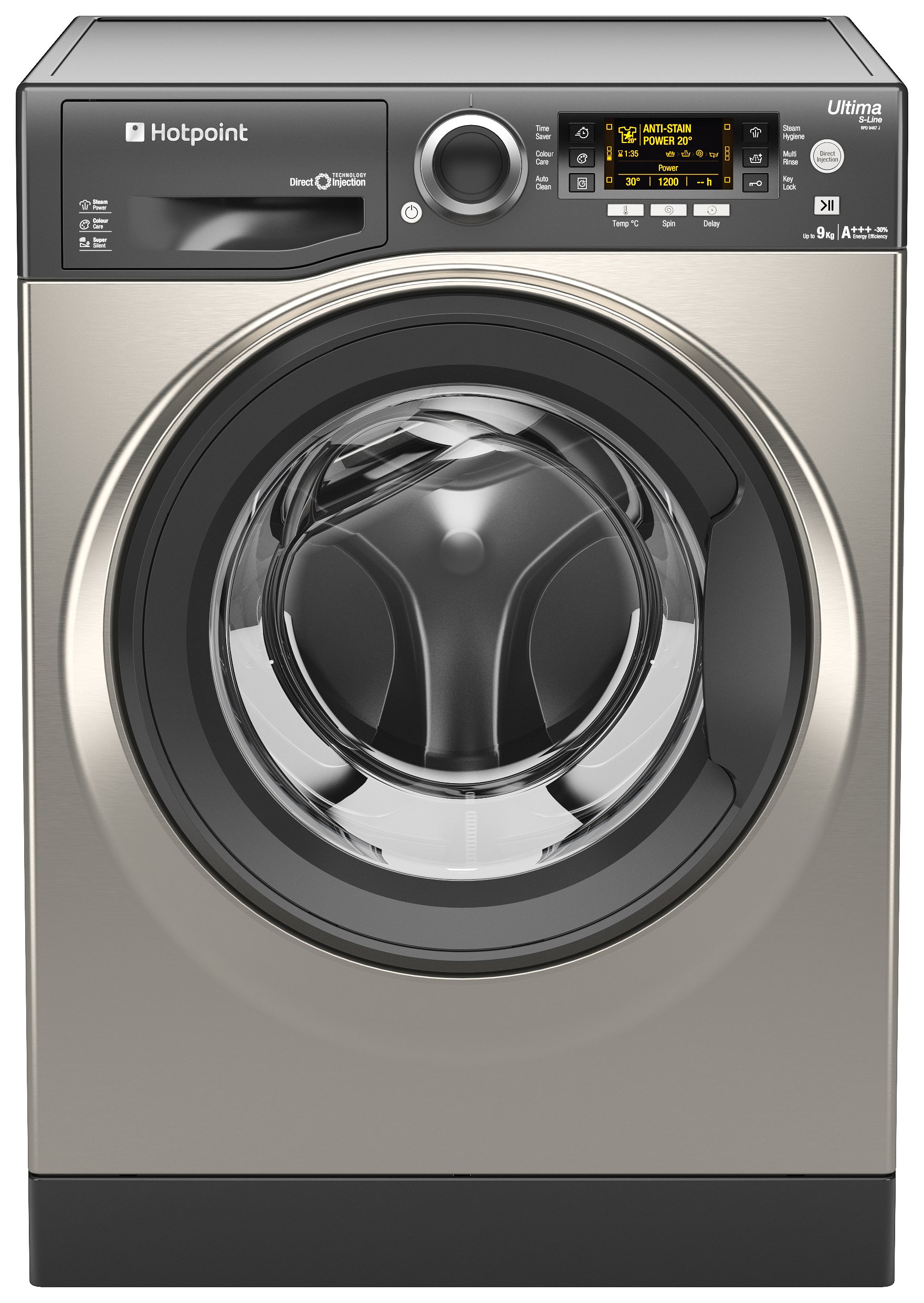 Review of Hotpoint RPD9467JGG 1400 Spin Washing Machine Graphite
