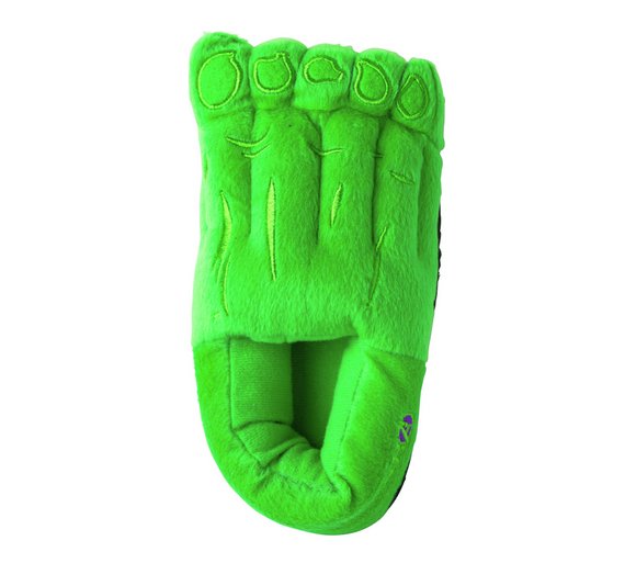 Buy Hulk Feet Slippers Size 910 at Argos.co.uk Your Online Shop