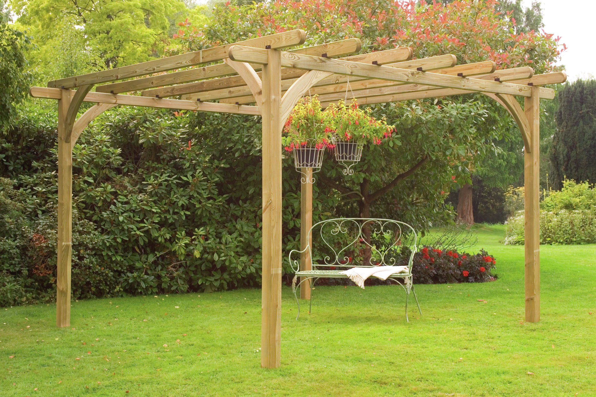 Forest - Ultima Chunky Wooden Pergola Kit Review