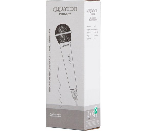Buy Elevation Wired Microphone Black at Argos.co.uk Your Online Shop for Karaoke microphones
