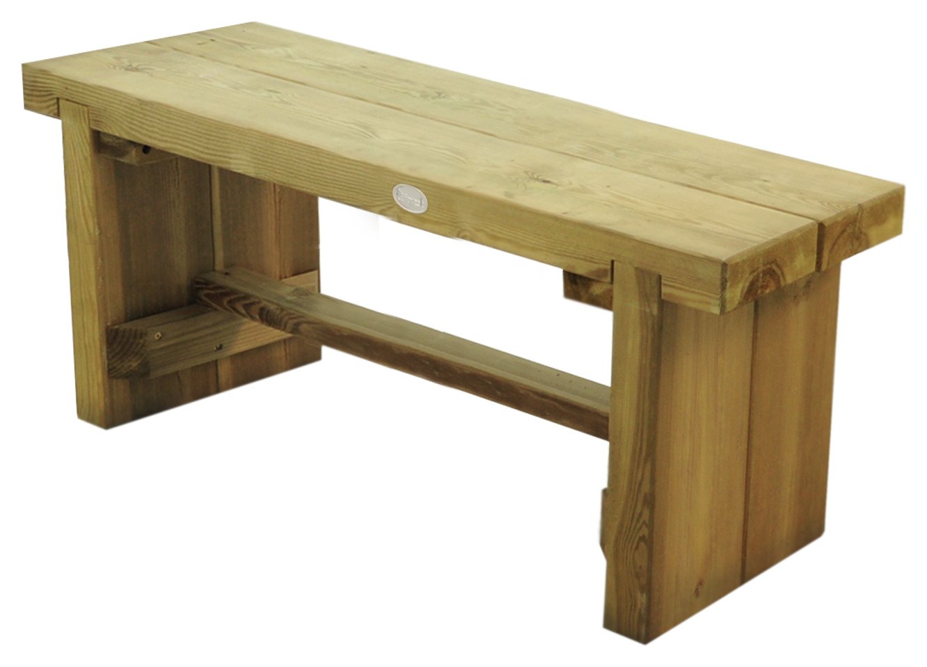 Forest Wooden Double Sleeper Bench - 1.2m. Review