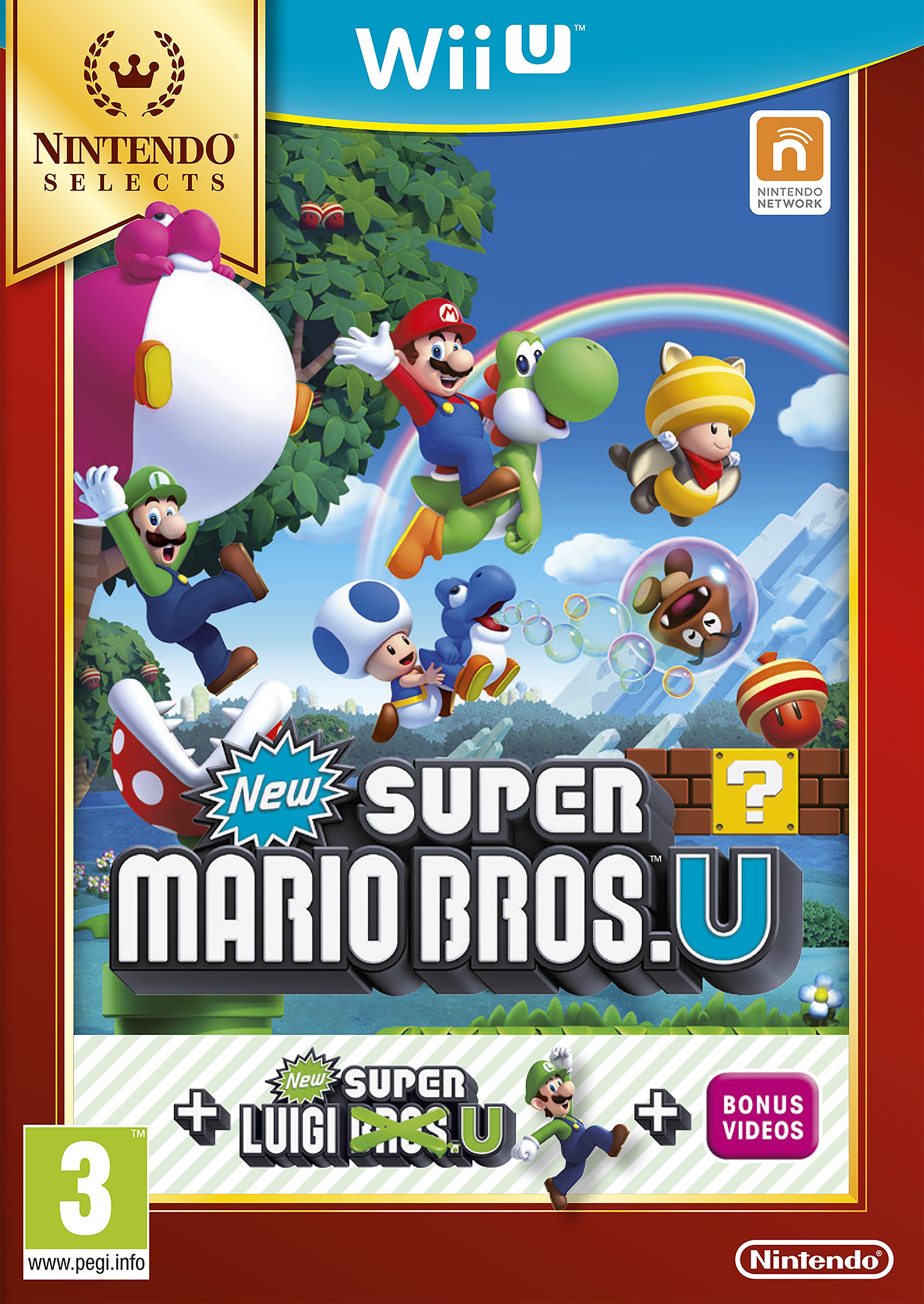 'Super Mario - Bros Super Luigi U - Nintendo - Wii U Game