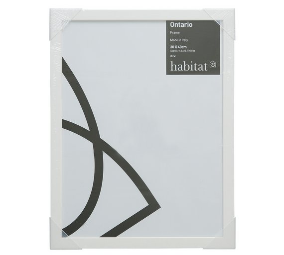 Buy Habitat Ontario 30x40cm Frame White at Argos.co.uk Your Online