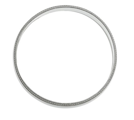 Buy 9ct White Gold 6mm DShape Milgrain Wedding Ring at Argos.co.uk Your Online Shop for