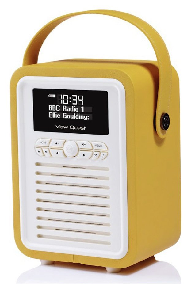 VQ Retro Mini DAB Radio Yellow Review Review Electronics