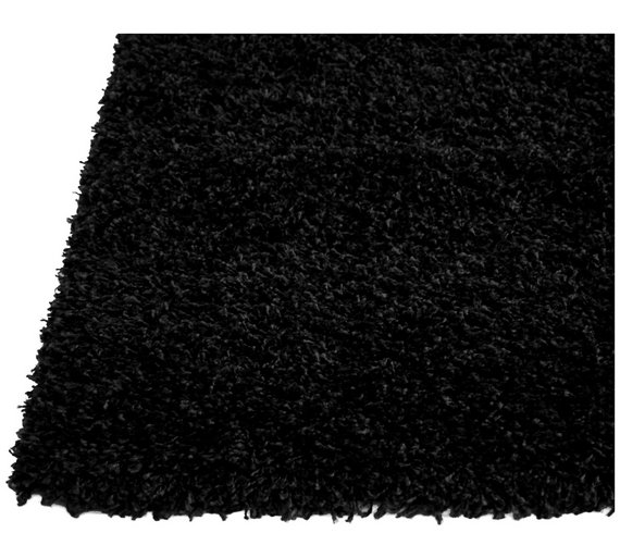 Buy Jazz Shaggy Rug 80x150cm Black at Argos.co.uk Your Online