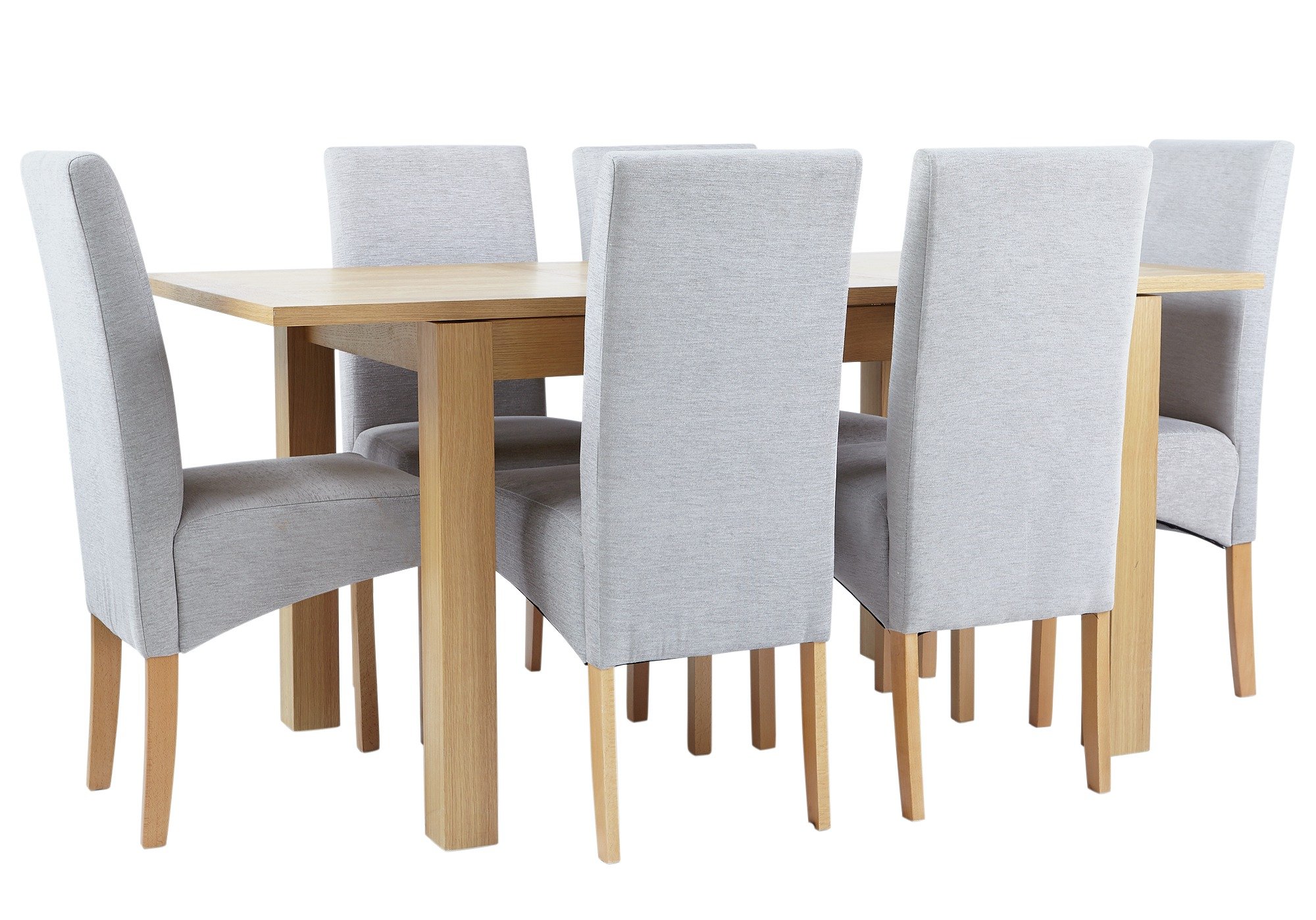 Collection Swanbourne Ext Oak Veneer Table & 6 Chairs Review