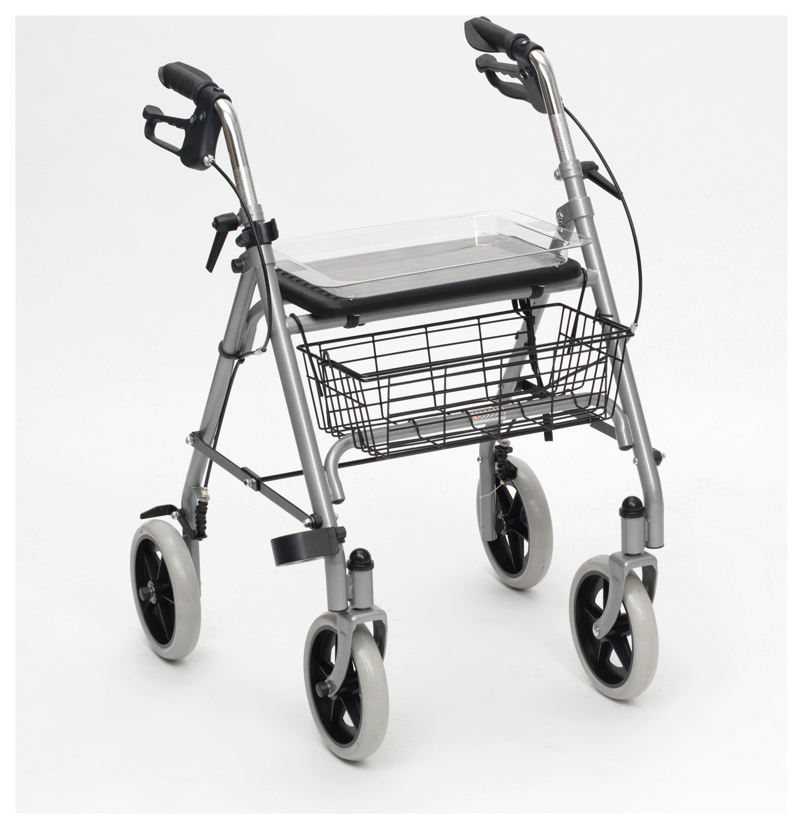 822383233239 UPC Rollator Walker With Fold Up And Removable Back