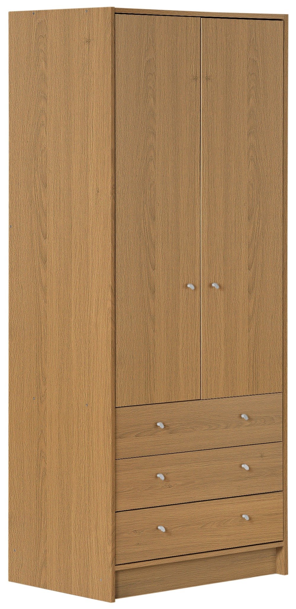 HOME Kids New Malibu 2 Door 3 Drawer Wardrobe - Oak Review