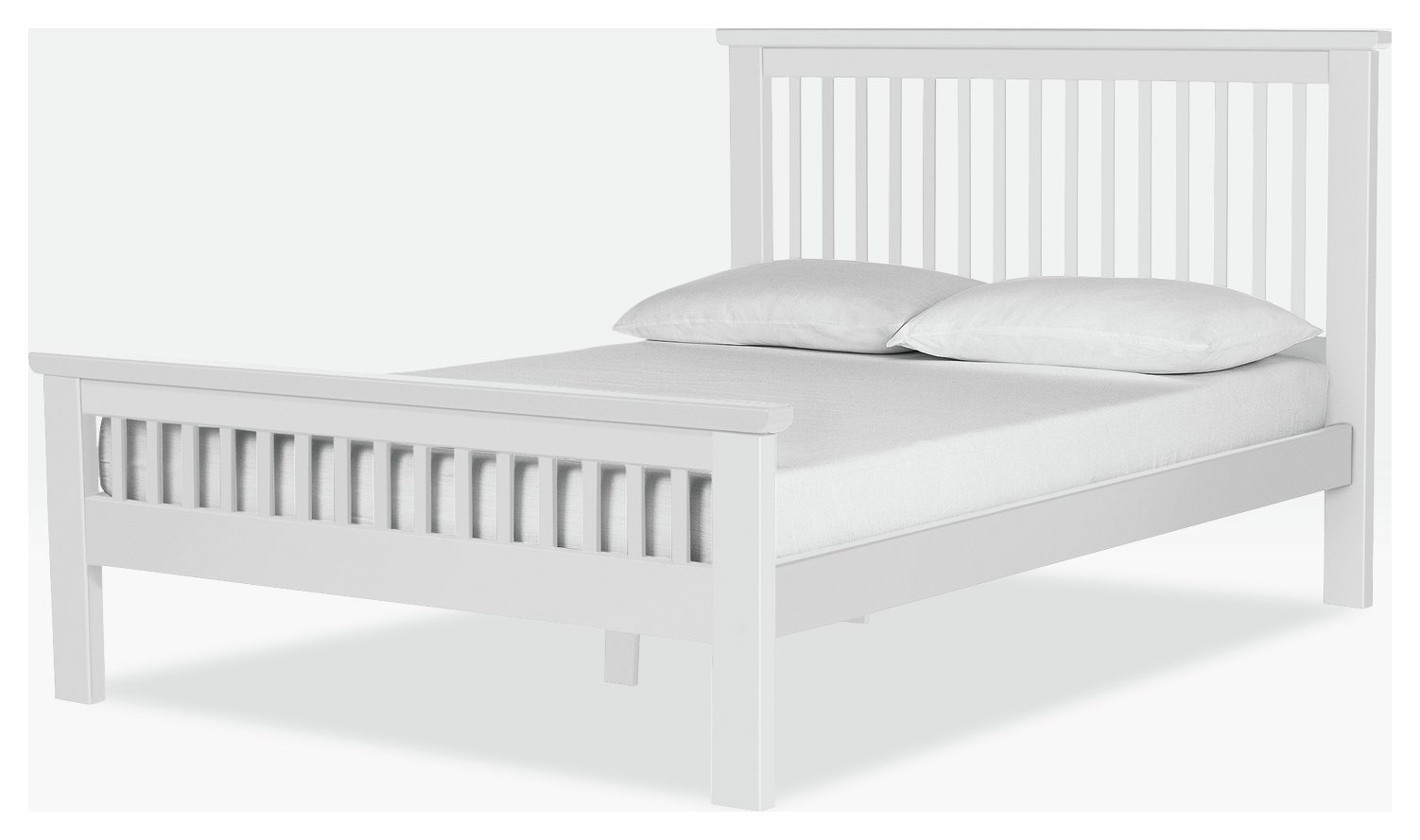 Buy Collection Aubrey Double Bed Frame White Bed frames Argos