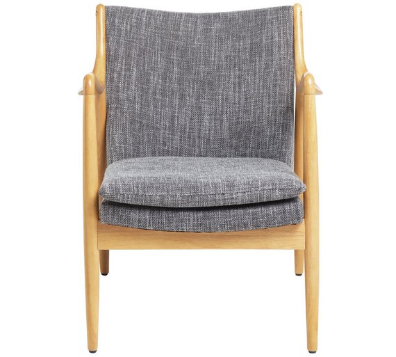 Buy Collection Tulwar Fabric Chair Grey at Argos.co.uk Your Online