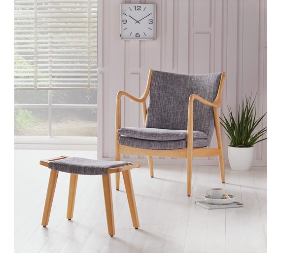 Buy Collection Tulwar Fabric Chair Grey at Argos.co.uk Your Online