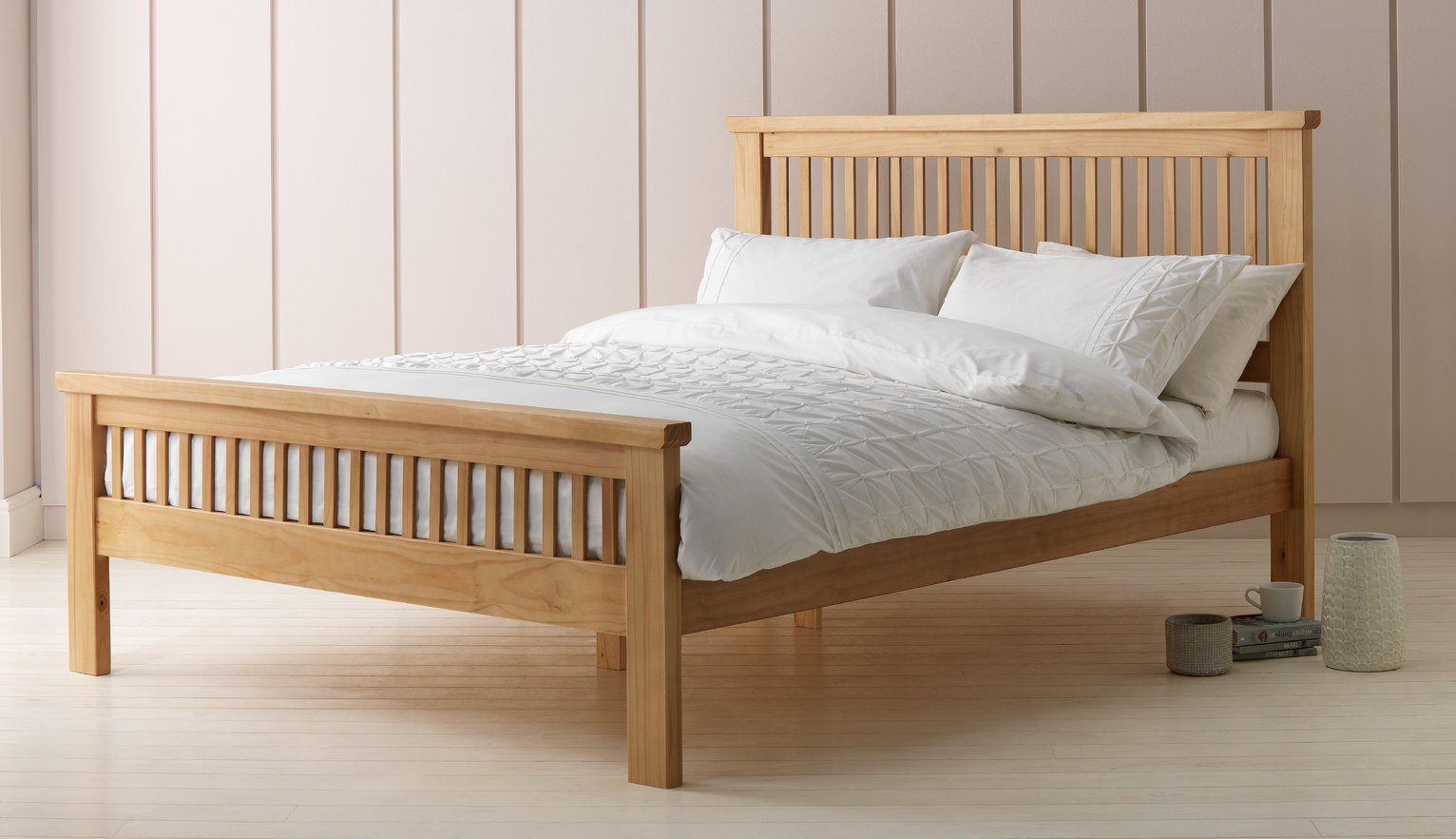 Buy Collection Aubrey Kingsize Bed Frame Oakstain at Argos.co.uk Your Online Shop for Bed