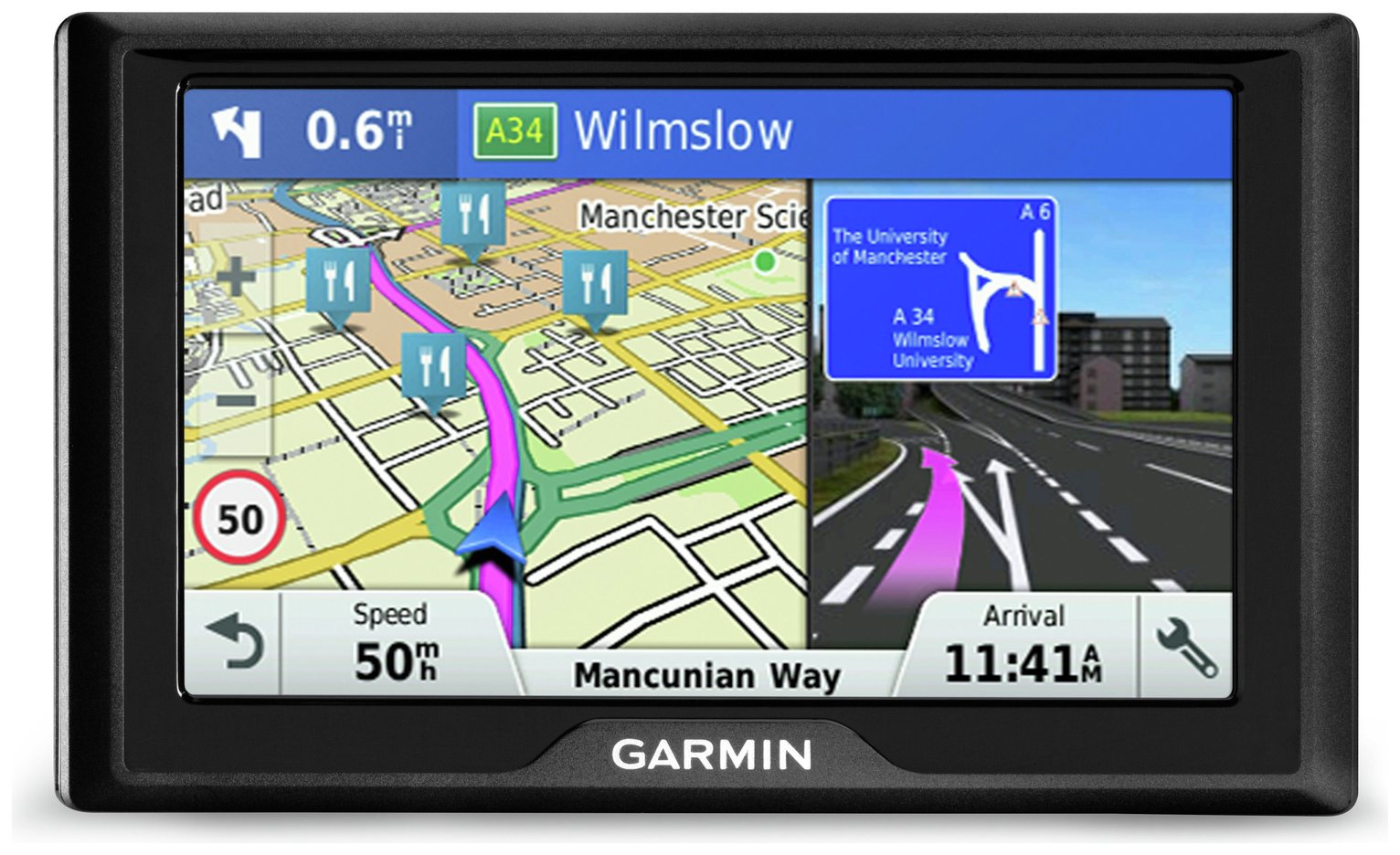 Garmin Sat Nav Drive 60LM 6 Inch Lifetime Maps Western EU