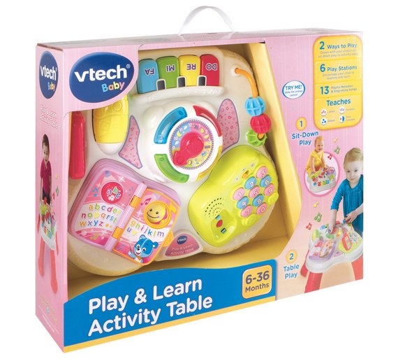 Buy VTech Activity Table Pink at Argos.co.uk Your Online Shop for