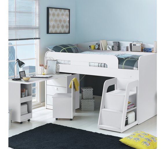 Buy Collection Ultimate Storage Midsleeper Bed White at Argos.co.uk