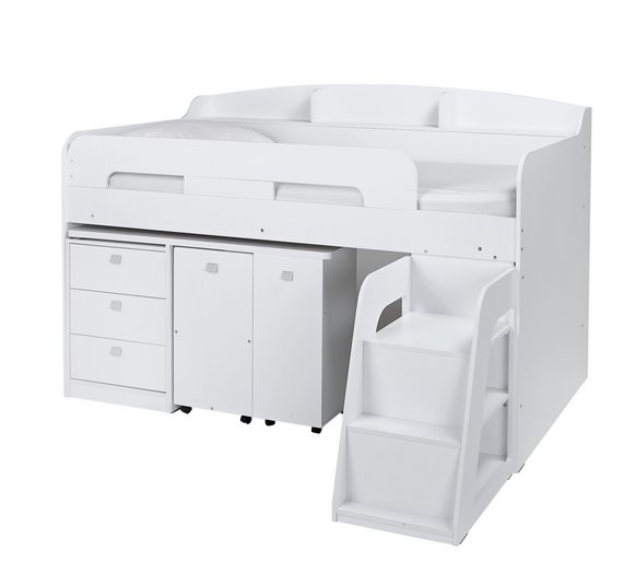 Buy Collection Ultimate Storage Midsleeper Bed White at Argos.co.uk