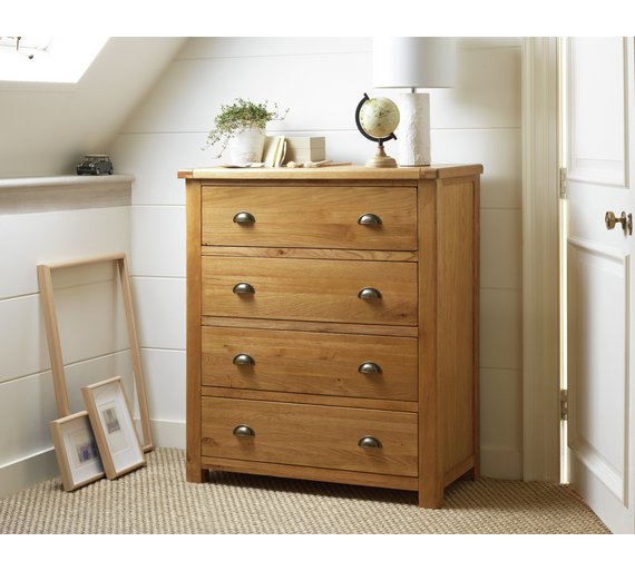 Buy Heart of House Kent 4 Drawer Wide Chest at Argos.co.uk Your
