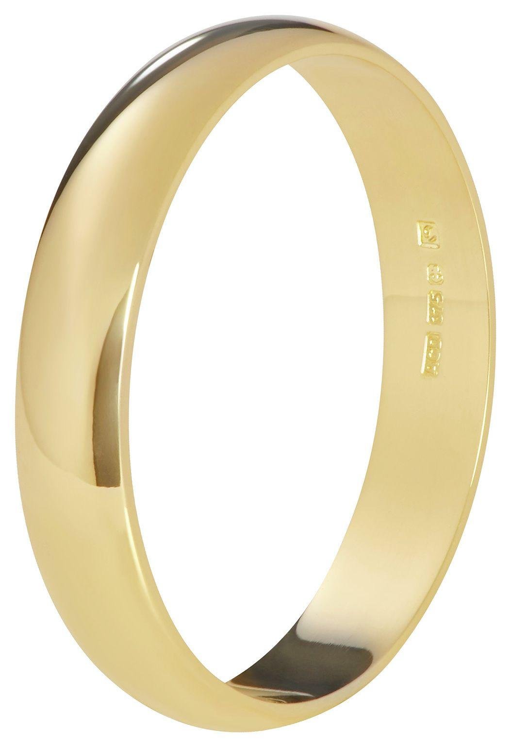 Fairtrade 9 Carat Yellow Gold 3mm D-Shape Wedding Ring-N Review