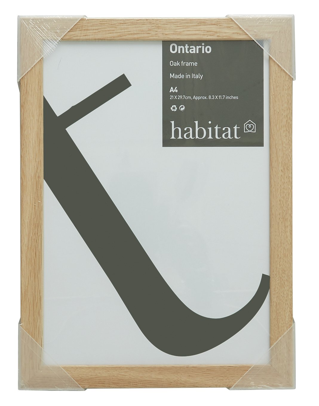 Habitat Ontario A4 Picture Frame - Oak Review